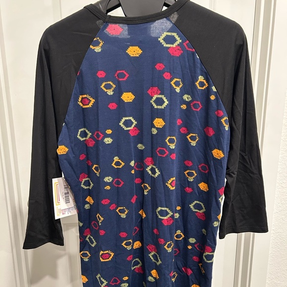 LulaRoe Randy blue top - Picture 4 of 7